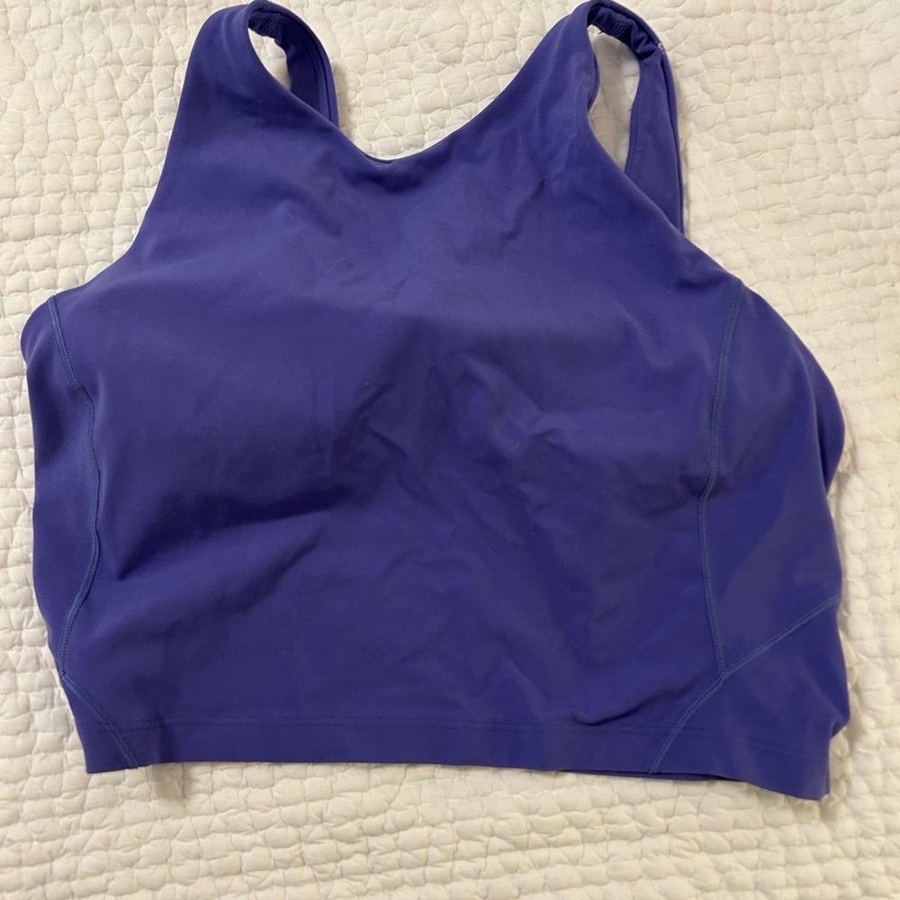 Lululemon align high neck purple tank 10